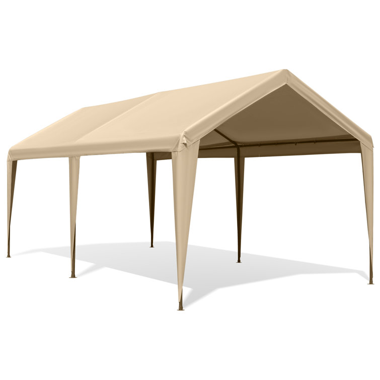 Heavy duty clearance steel frame canopy